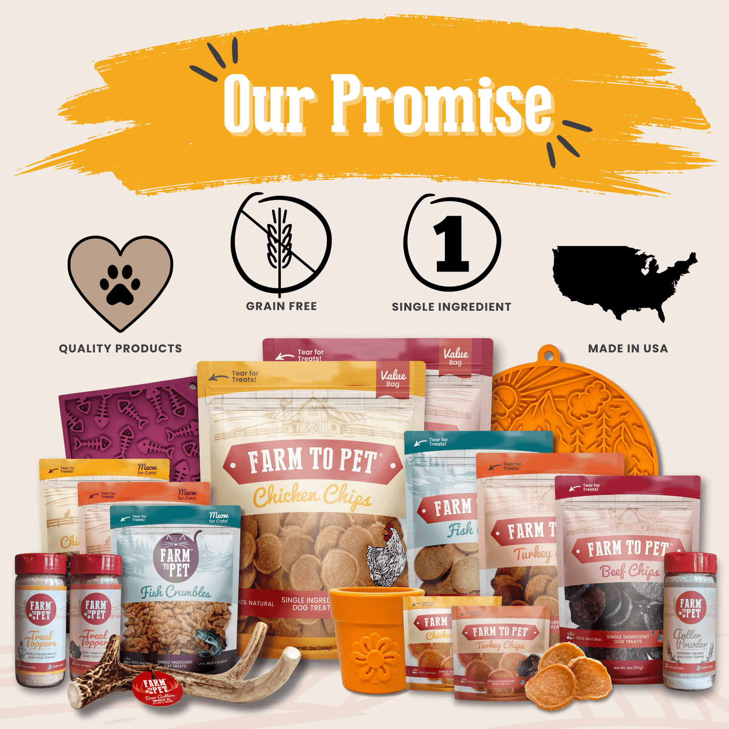 Elk Antler Powder Food Topper for Dogs & Cats