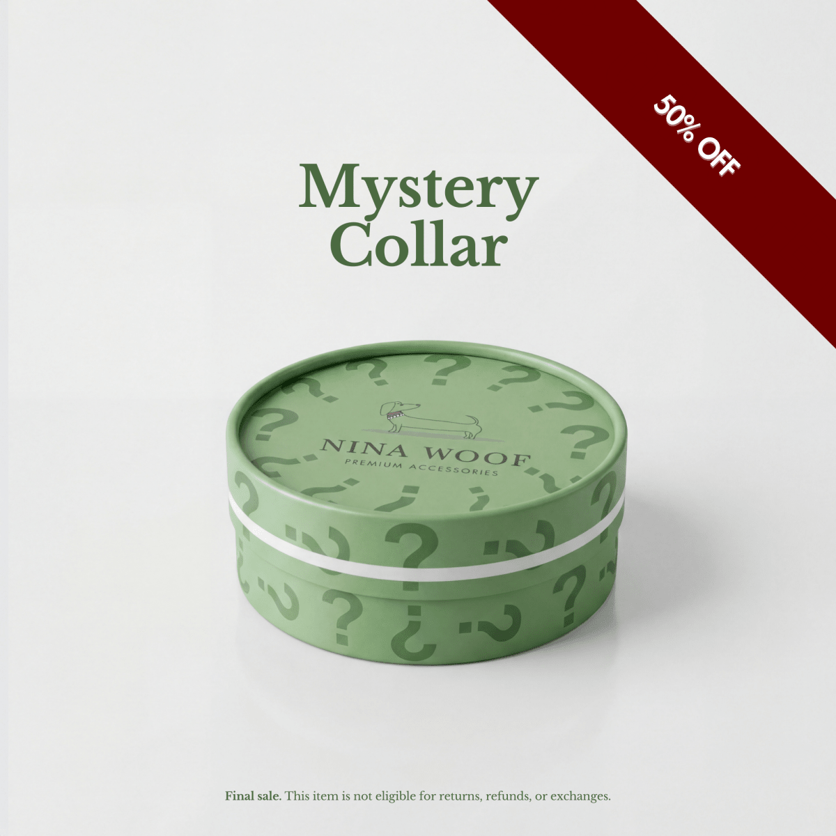Mystery Vegan Leather Dog Collar – Nina Woof Surprise Color
