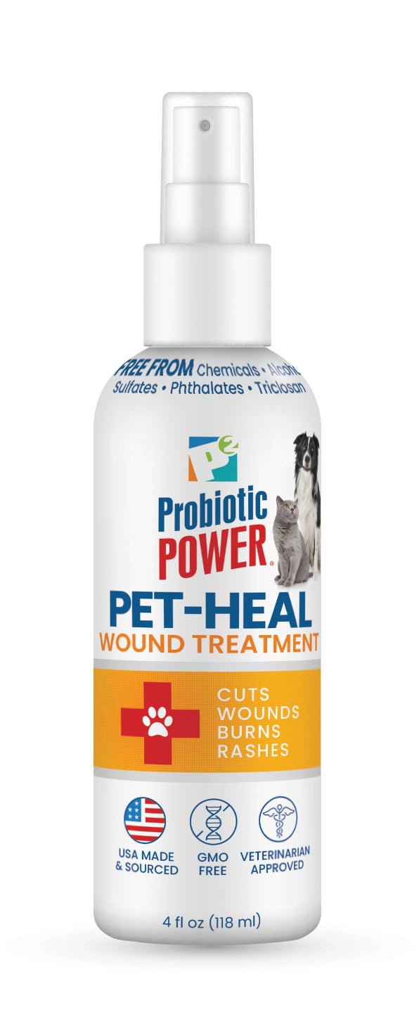 Pet-Heal Probiotic Wound Treatment Spray – Natural & Organic, 4 oz