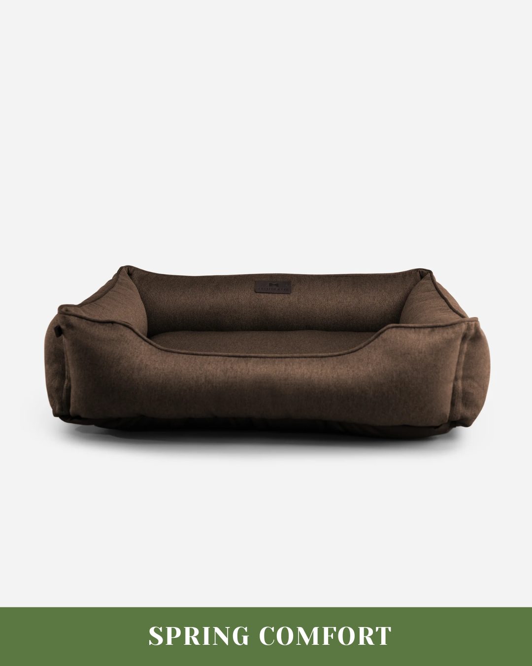 Chester & Lee Cotton Sleeper Dog Bed – Brown