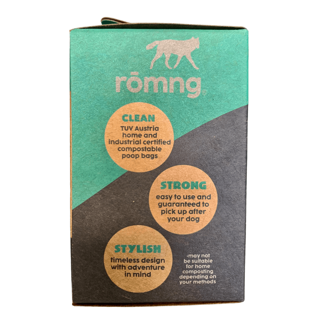 Compostable Plant-Based Dog Poop Bags | TUV Austria Certified — rōmng
