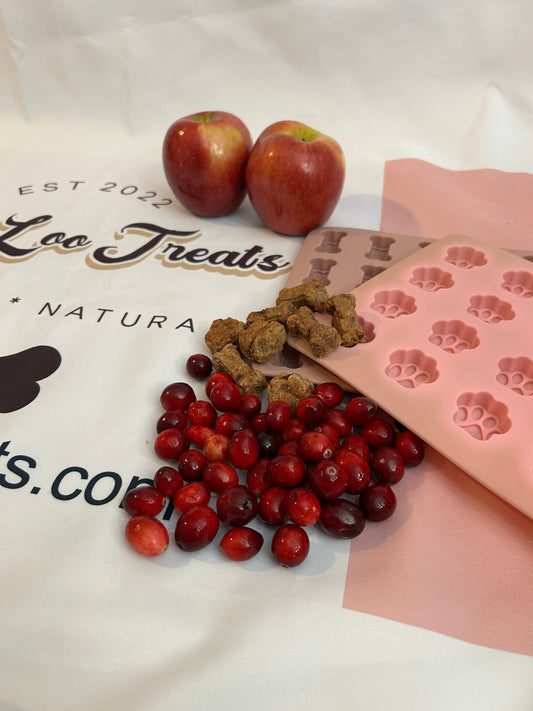 Lucy Loo Treats — Apple & Cranberry Dog Treats (7.5 oz.)