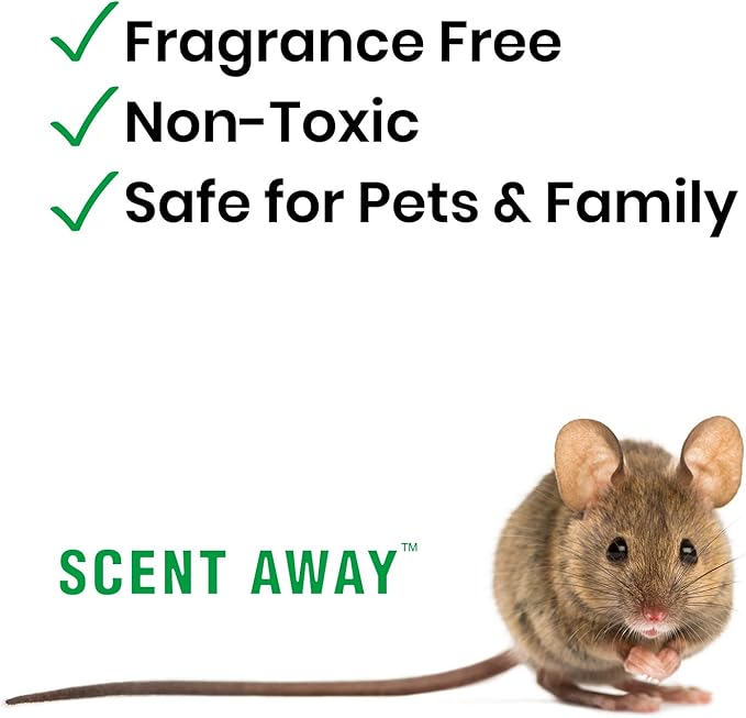 Scent Away Natural Small Animal Bedding Deodorizer, Fragrance-Free (4 LB)