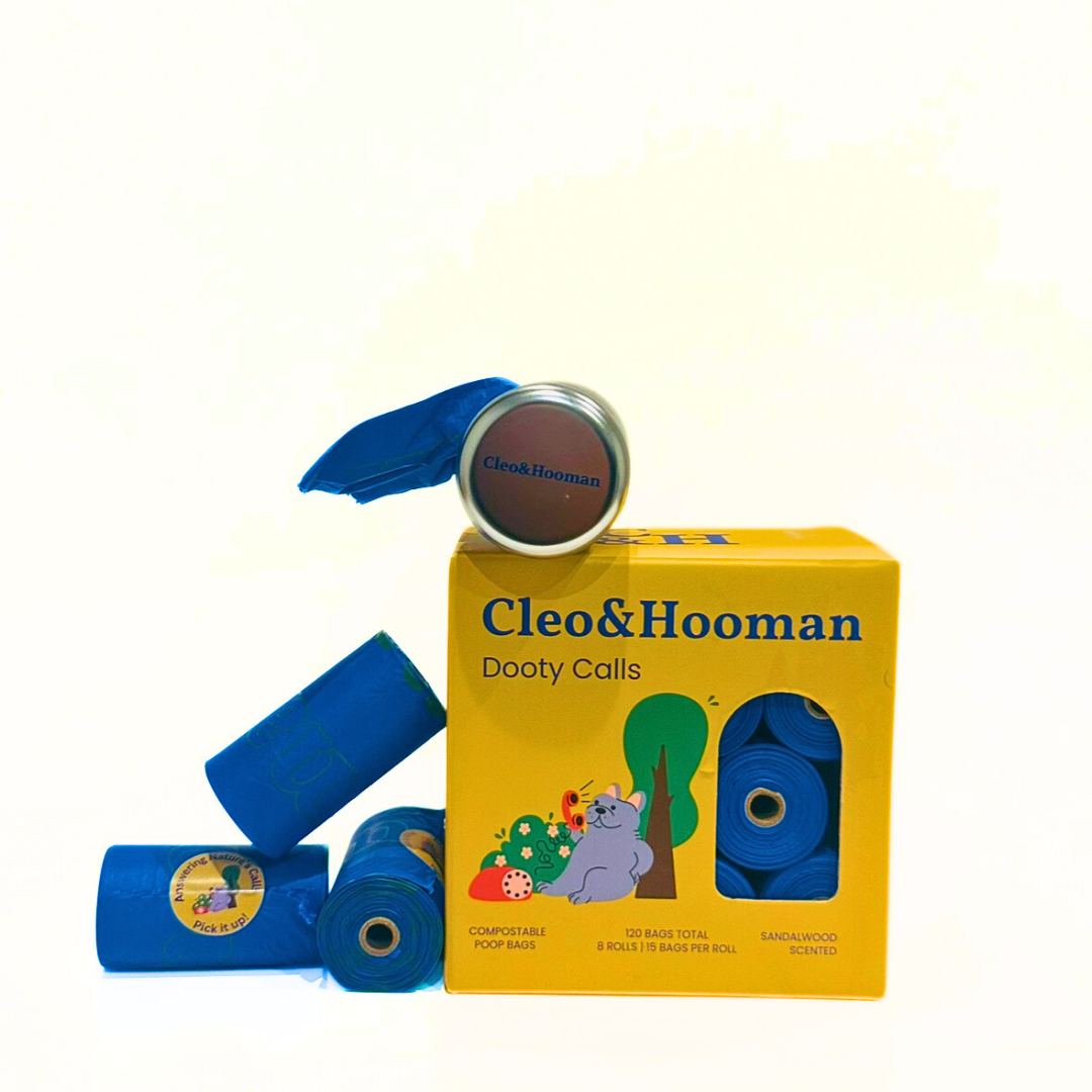 Dooty Calls 100% Certified Compostable Dog Waste Bags | Cleo&Hooman
