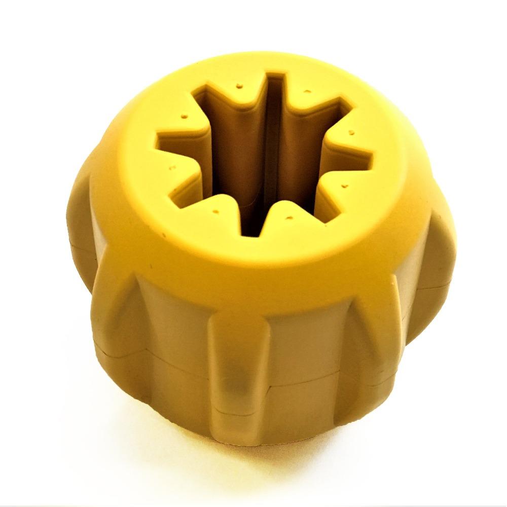 SodaPup Gear eDispenser – Natural Rubber Yak Chew Holder & Treat Toy