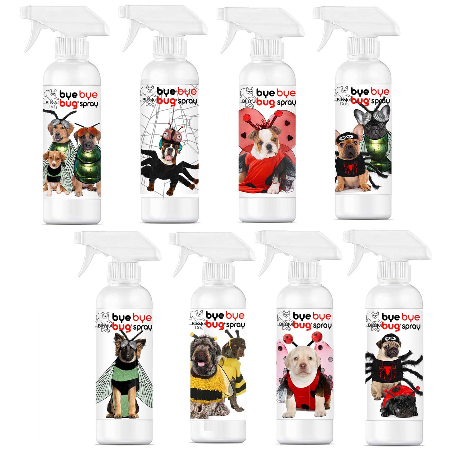 Bye Bye Bug™ Natural Dog Bug Spray by The Blissful Dog – DEET-Free Insect Repellent