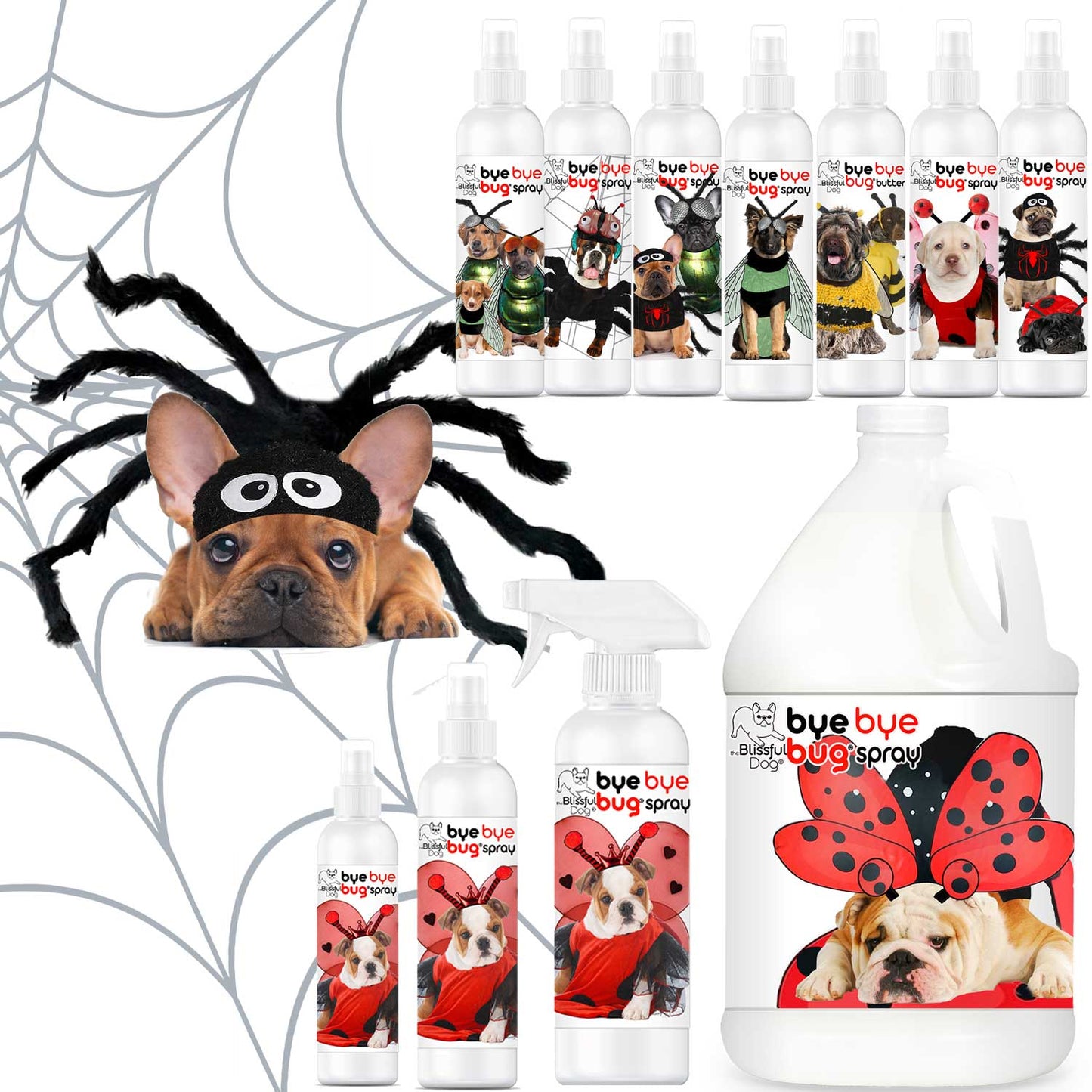 Bye Bye Bug™ Natural Dog Bug Spray by The Blissful Dog – DEET-Free Insect Repellent