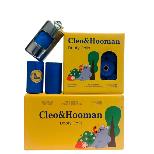 Dooty Calls 100% Certified Compostable Dog Waste Bags | Cleo&Hooman