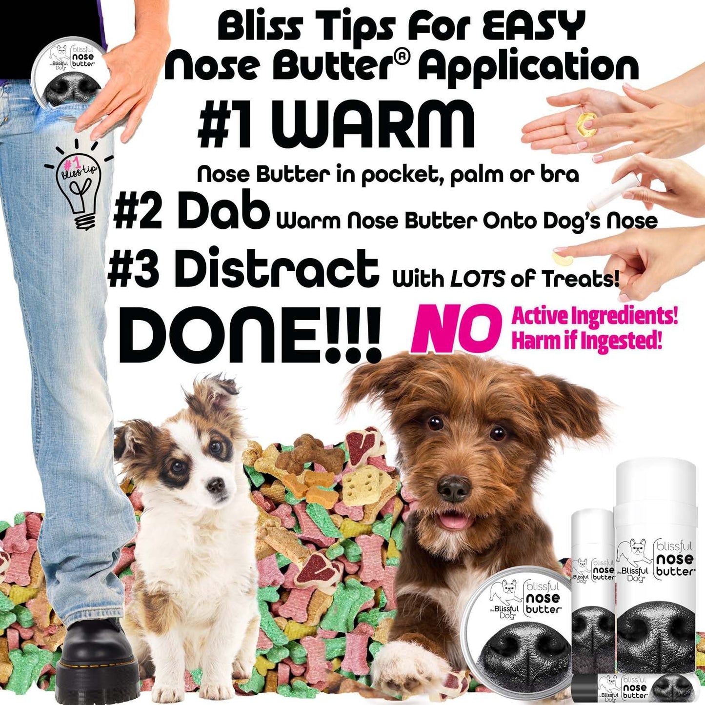 Nose Butter® by The Blissful Dog – All-Natural Dog Dry Nose Treatment