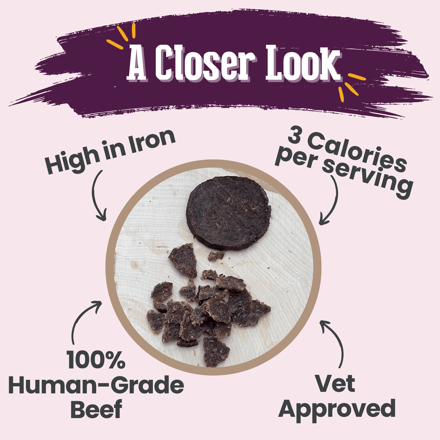 Beef Crumbles for Cats | Single-Ingredient, Grain-Free Cat Treats