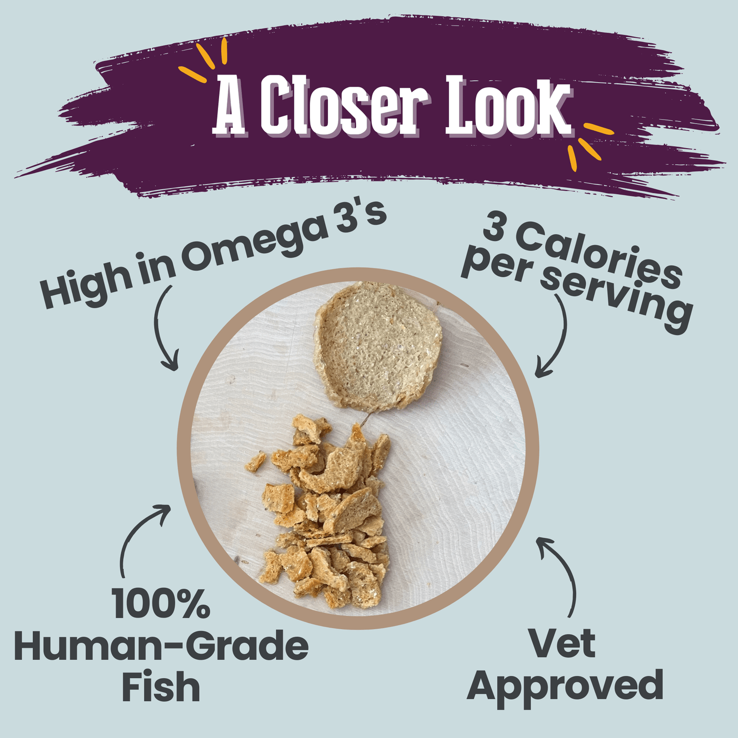 Fish Crumbles for Cats | Wild-Caught, All-Natural Cat Treats