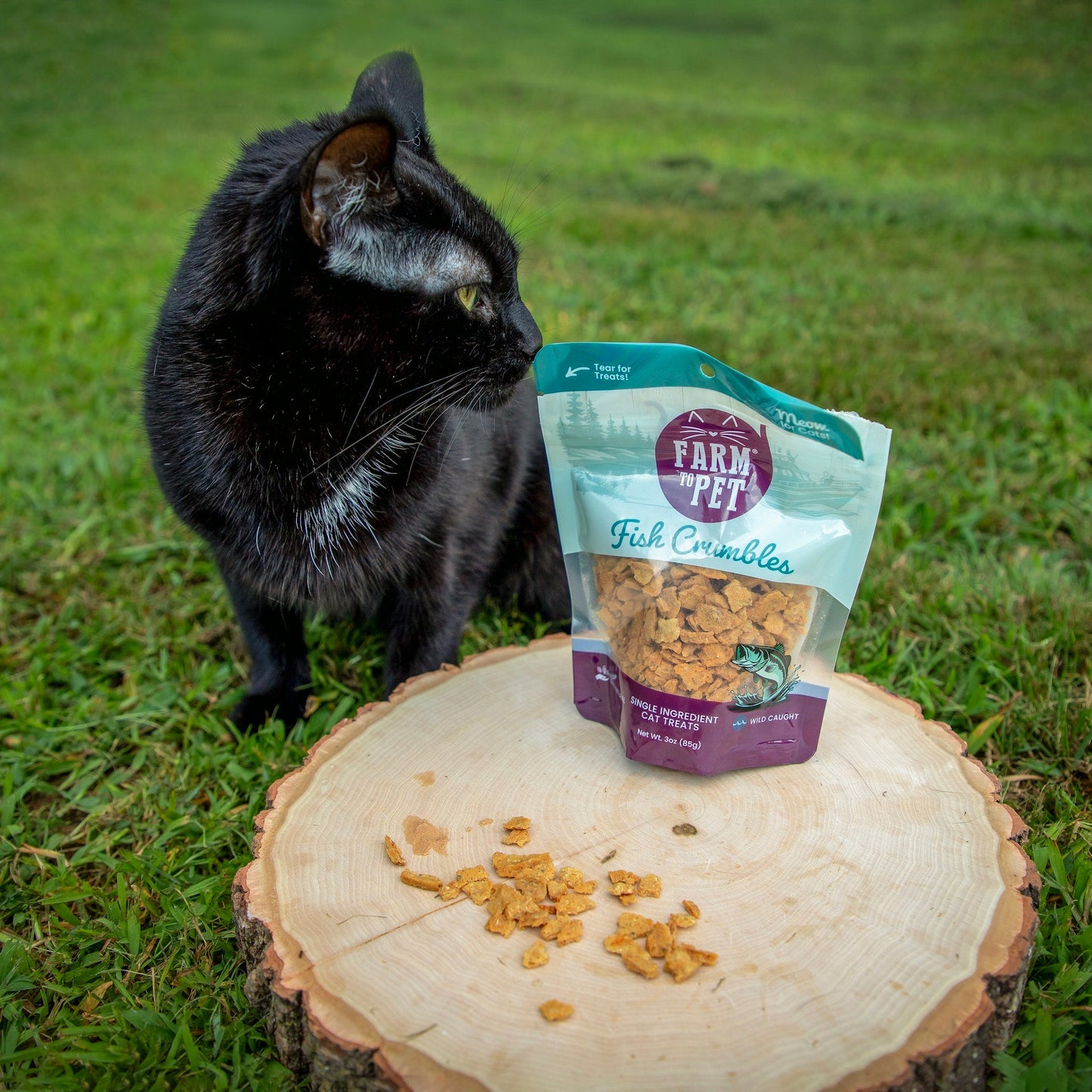 Fish Crumbles for Cats | Wild-Caught, All-Natural Cat Treats