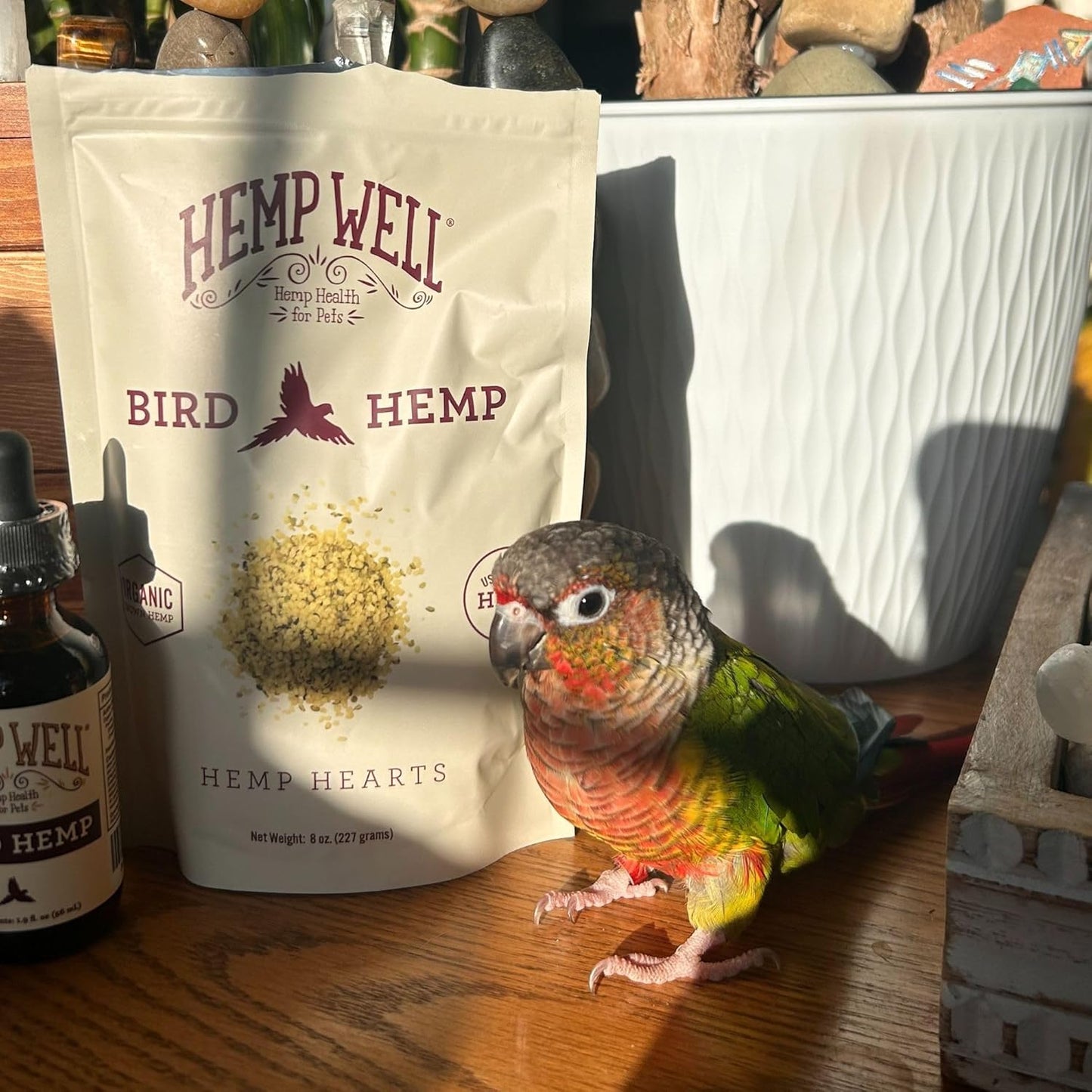 Organic Hemp Hearts for Birds | Feather Plucking & Immune Support