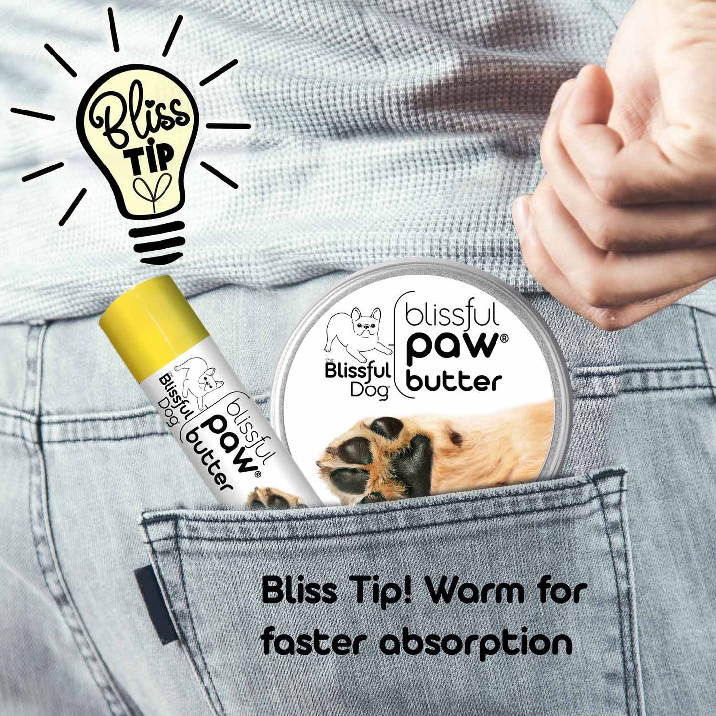 Blissful Paw® Butter by The Blissful Dog – All-Natural Paw Pad Moisturizer