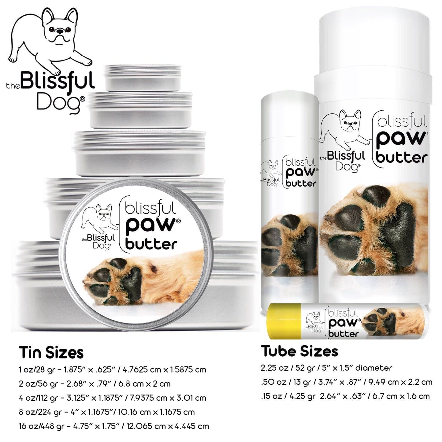 Blissful Paw® Butter by The Blissful Dog – All-Natural Paw Pad Moisturizer