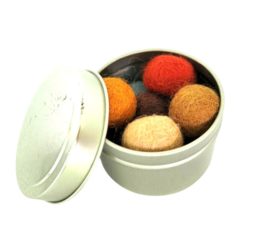 Organic Wool Cat Ball Toys — Hand-Felted, Natural & Organic Dyes