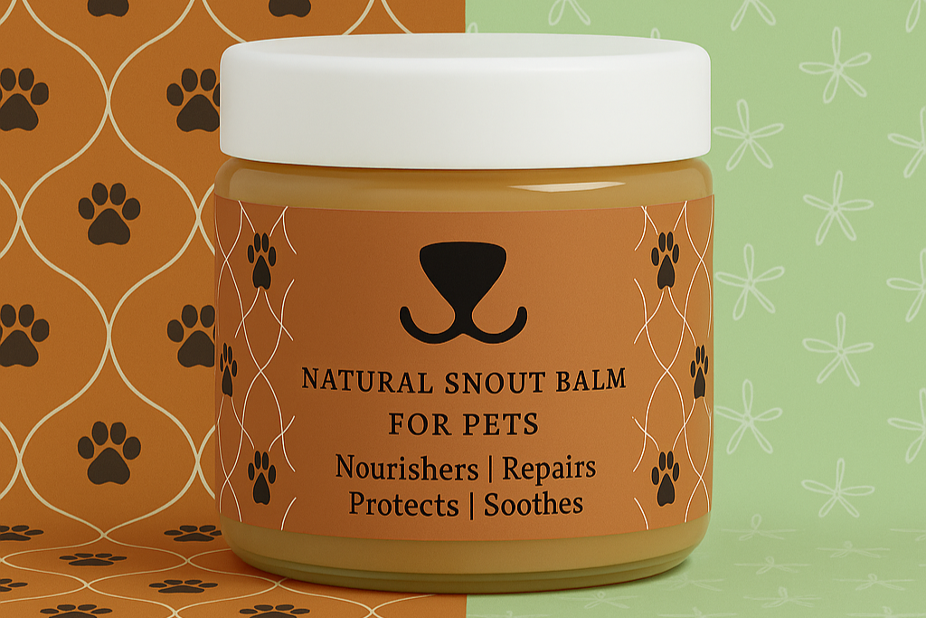 Lizush Natural Snout Balm for Dogs & Cats – Handmade, Fragrance-Free Nose Care