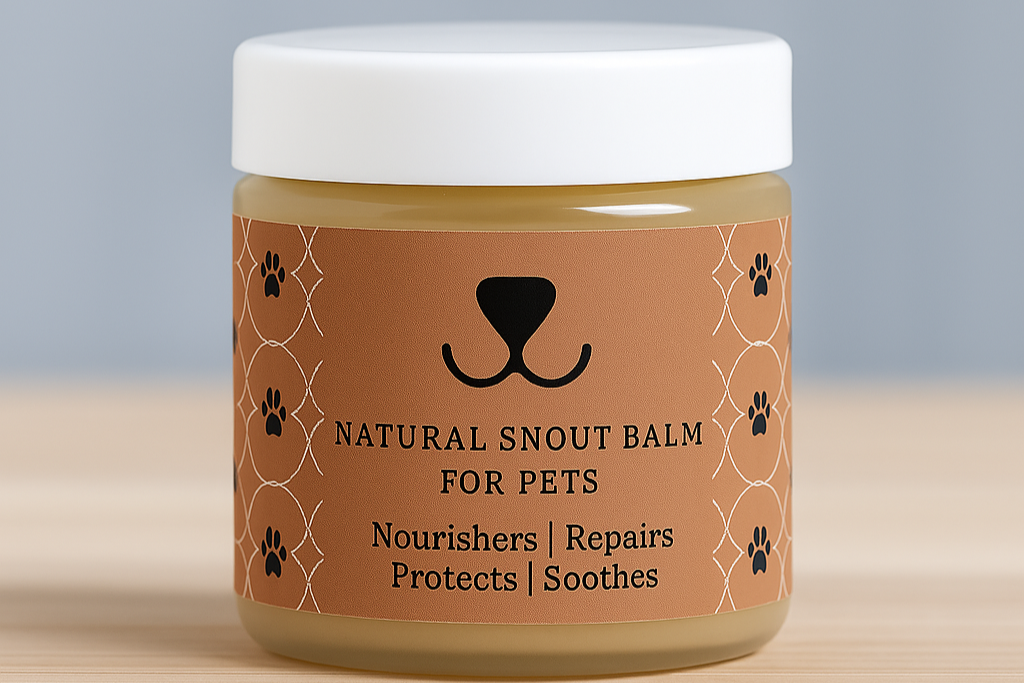 Lizush Natural Snout Balm for Dogs & Cats – Handmade, Fragrance-Free Nose Care