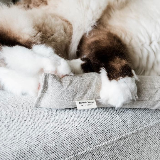Natural Cat Kicker Toy — Hemp, Buckwheat & Organic Catnip