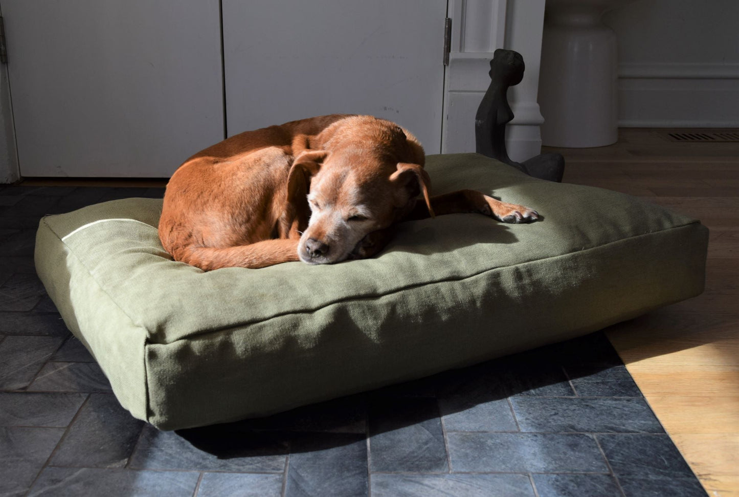 Premium Hemp Dog Bed — Organic Latex Foam Fill