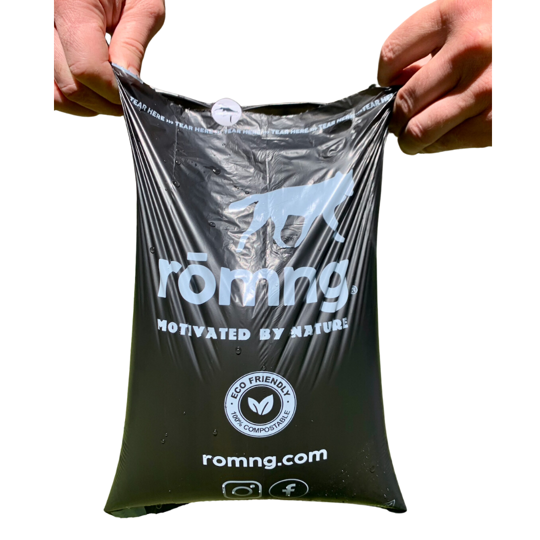 Compostable Plant-Based Dog Poop Bags | TUV Austria Certified — rōmng