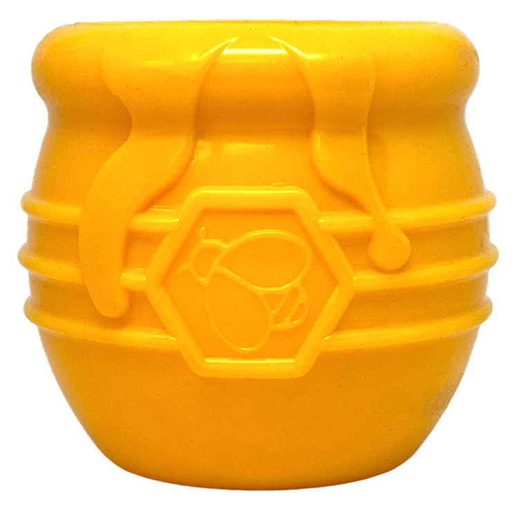 SodaPup Honey Pot Treat Dispenser & Enrichment Toy for Dogs | PUP-X Rubber | USA Made