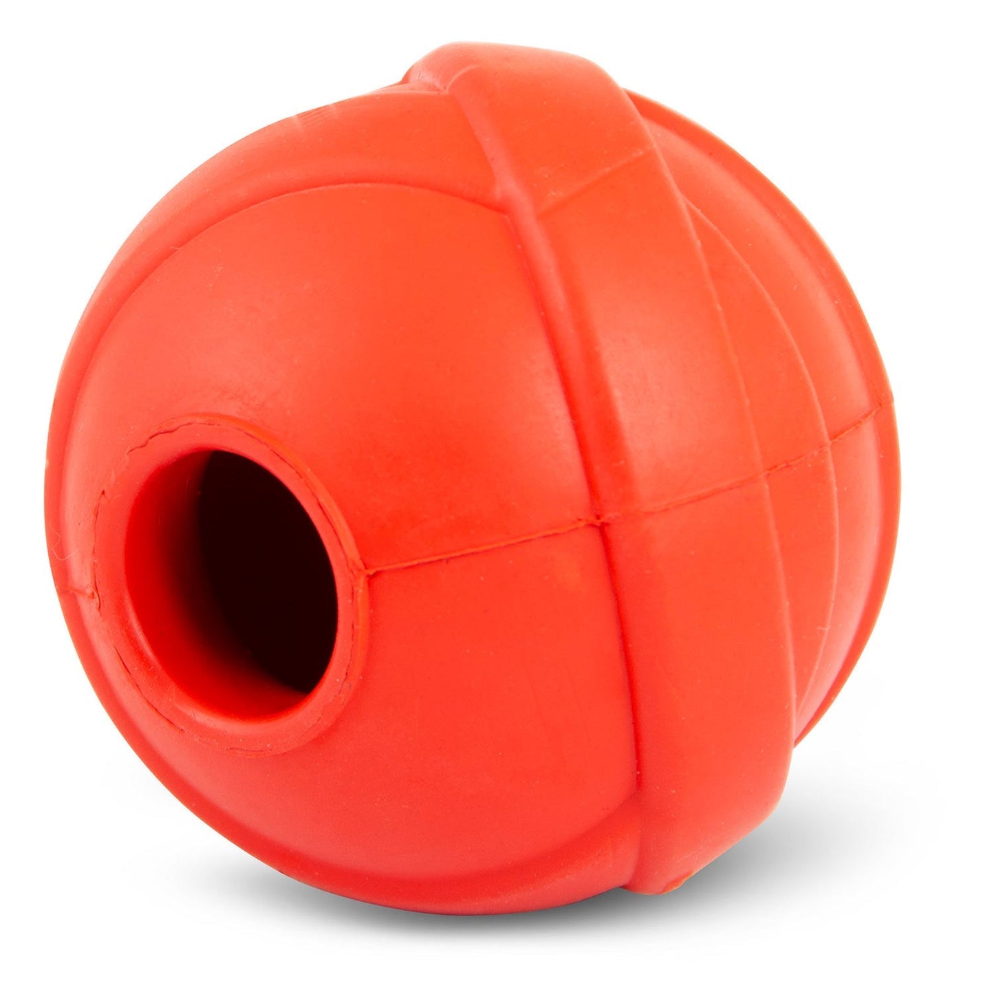 Jeffers Red Orbits Ball – Natural Rubber Treat Dispensing Dog Toy