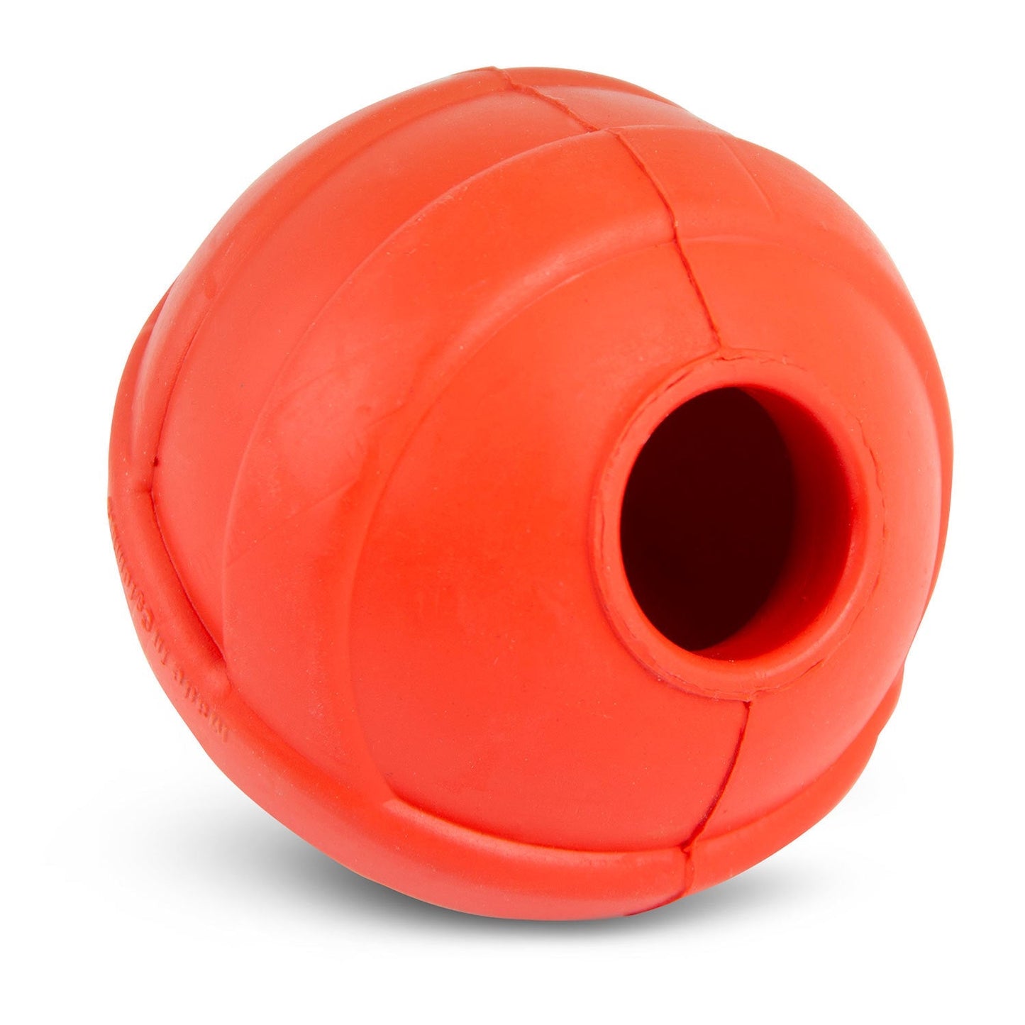 Jeffers Red Orbits Ball – Natural Rubber Treat Dispensing Dog Toy