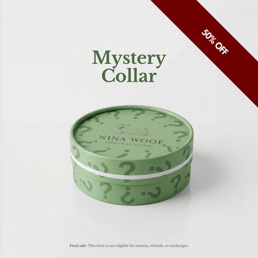 Mystery Vegan Leather Dog Collar – Nina Woof Surprise Color