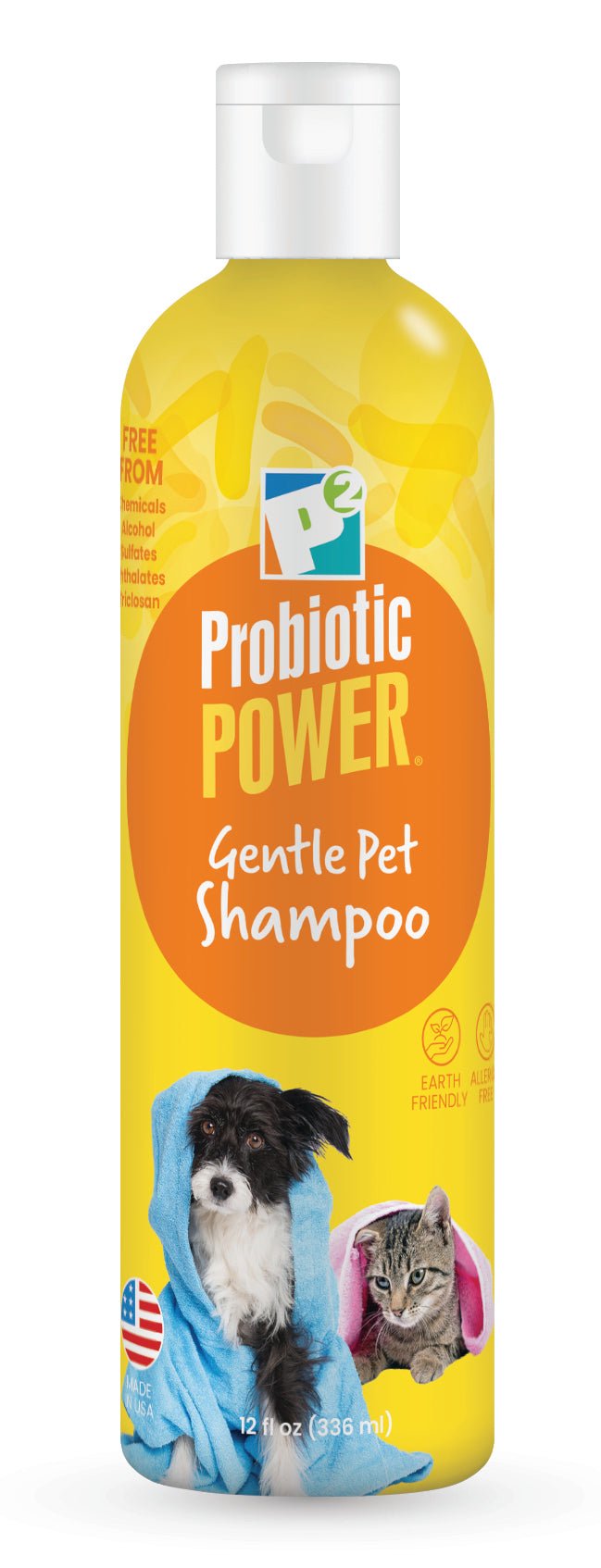 Probiotic Power Gentle Soothing Pet Shampoo – Natural & Biodegradable, 12 oz