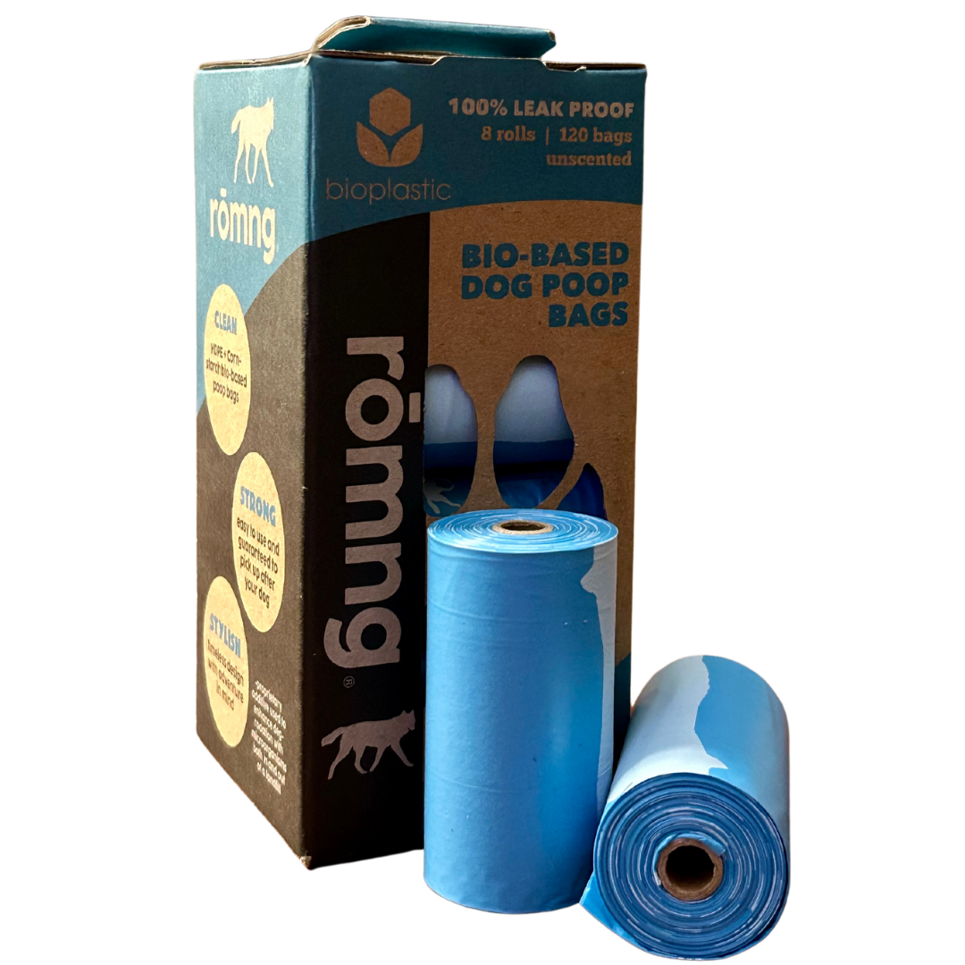 Bio-Based Dog Poop Bags | 30% Less Plastic — rōmng