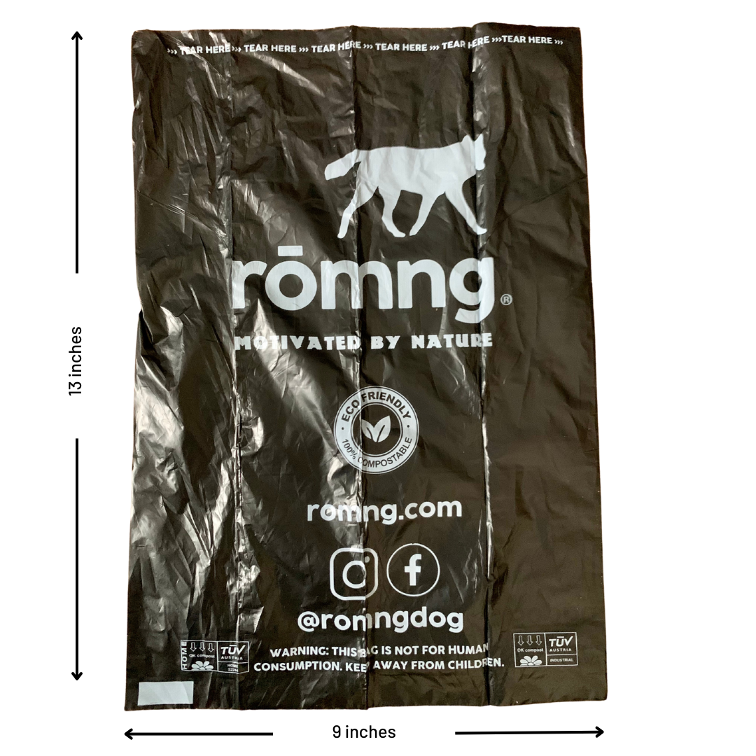 Compostable Plant-Based Dog Poop Bags | TUV Austria Certified — rōmng