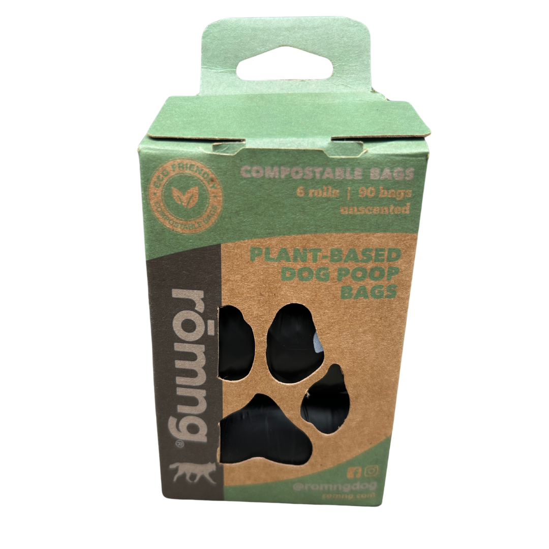 Compostable Plant-Based Dog Poop Bags | TUV Austria Certified — rōmng